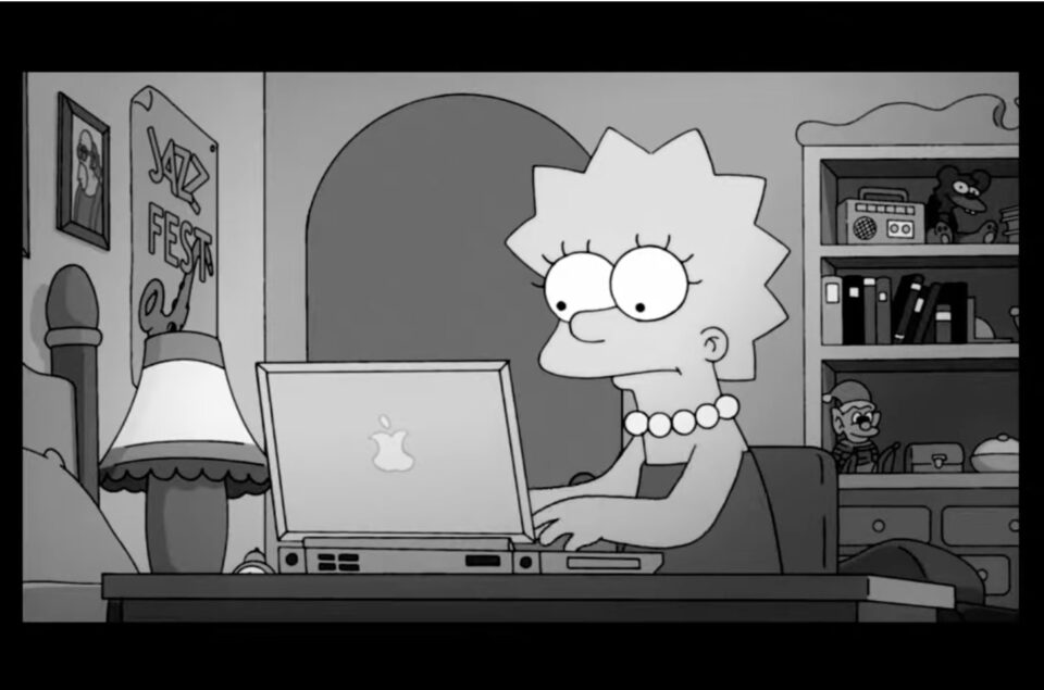 На зображенні сюжет із мультфільму Simpsons