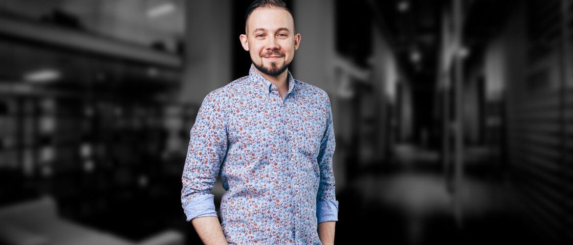 На фото з Макс Возненко, власник інтернет-маркетингової компанії Fish Digital