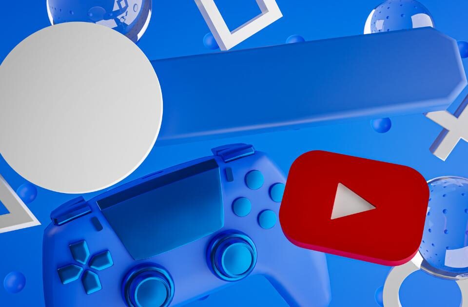 Зображення концепту з логотипом YouTube